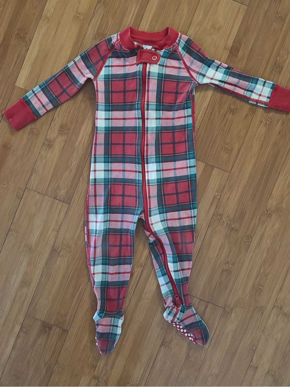 Hanna Andersson Christmas/Holiday One-Piece Footed Pajamas